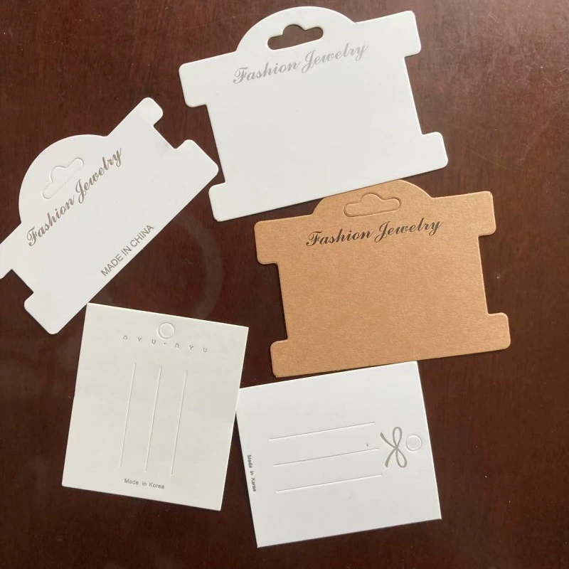 Высококачественные заколки карточек сети красные заколки для волос бумажные карточки для печати пятно оптом