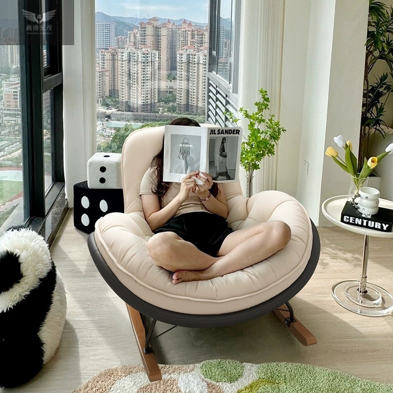 Silla de pingüino de lujo ligera, sofá único, silla de asiento, balcón para adultos, sofá casero, sofá de cama
