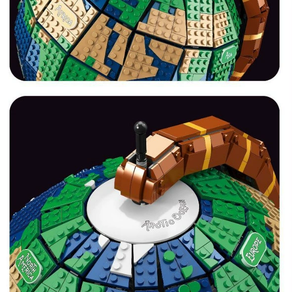 Совместимо с Lego 21332 Creative Gelast Space Times Story Трехмерная качеля креативная сборка конструктор наборы деталей оптом розвитие