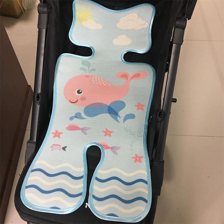 Коврик для детской коляски ледяной Шелковый коврик универсальный детская коляска детский ледяной коврик автомобильный коврик летняя подушка дышащий впитывающий пот