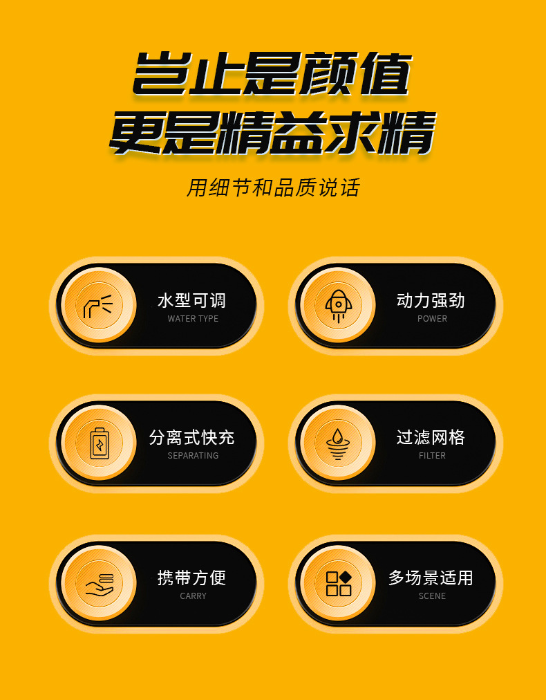 Customized Wireless Car Washing Machine, Portable High-Pressure Water Gun for Cars, High-Power Vehicle-Mounted Lithium Battery, Household Electric Car Washing