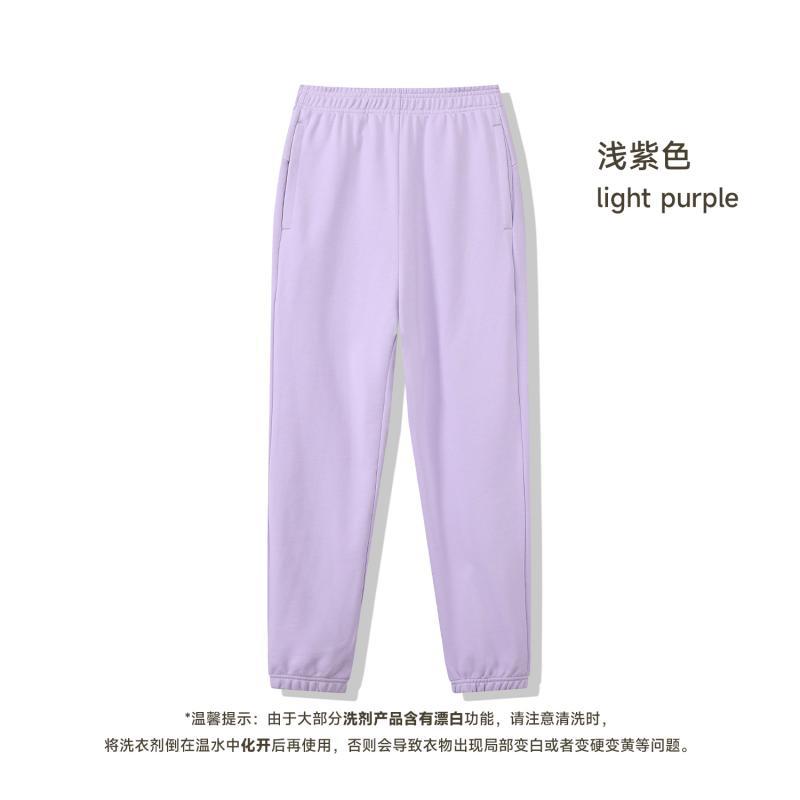 Pantalones de chándal con cordón de primavera y otoño Pantalones deportivos atados al tobillo para hombres pareja pantalones rosados para hombres y mujeres pantalones casuales sueltos logotipo impreso