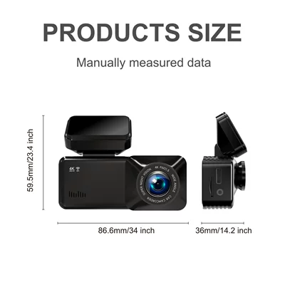 Driving recorder Recorder 4K High-Definition Wifi