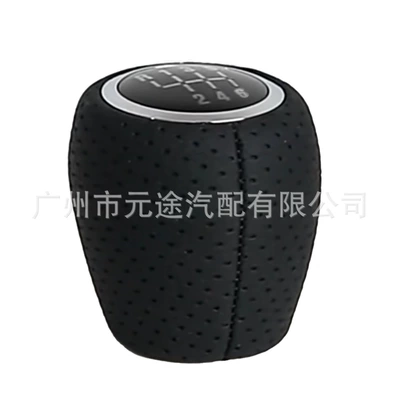 2012 shift knob handball – Cab and accessories - sk-chevy24-perforated-black-leather-r6-speed-head