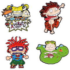 遊戲動畫滴油胸章徽章合金配飾別針服裝背包飾品外貿跨境胸針