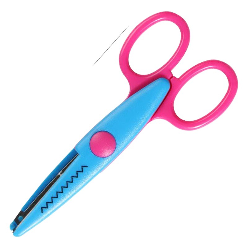 Especializadas para exportación: Tijeras creativas de 5 pulgadas para manualidades, tijeras para álbumes de fotos, tijeras para manualidades infantiles, venta al por mayor de 6 estilos.