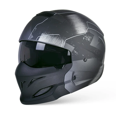 Scorpion Generation One Combination Helmet Motosiklet kaskı (dəbilqə) - phantom-black-tea-m53-54cm