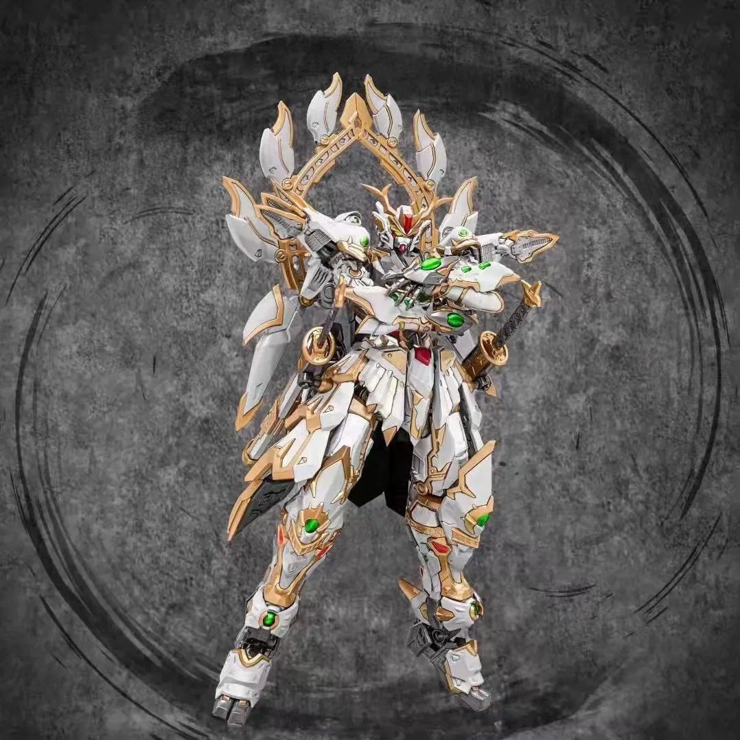 Модифицированный мех Three Kingdoms Bai Qi Cao Ren Ao Bing Gundam Blind Blind MG Destiny Seven Sword Flying Wing Boys Dotted Toys