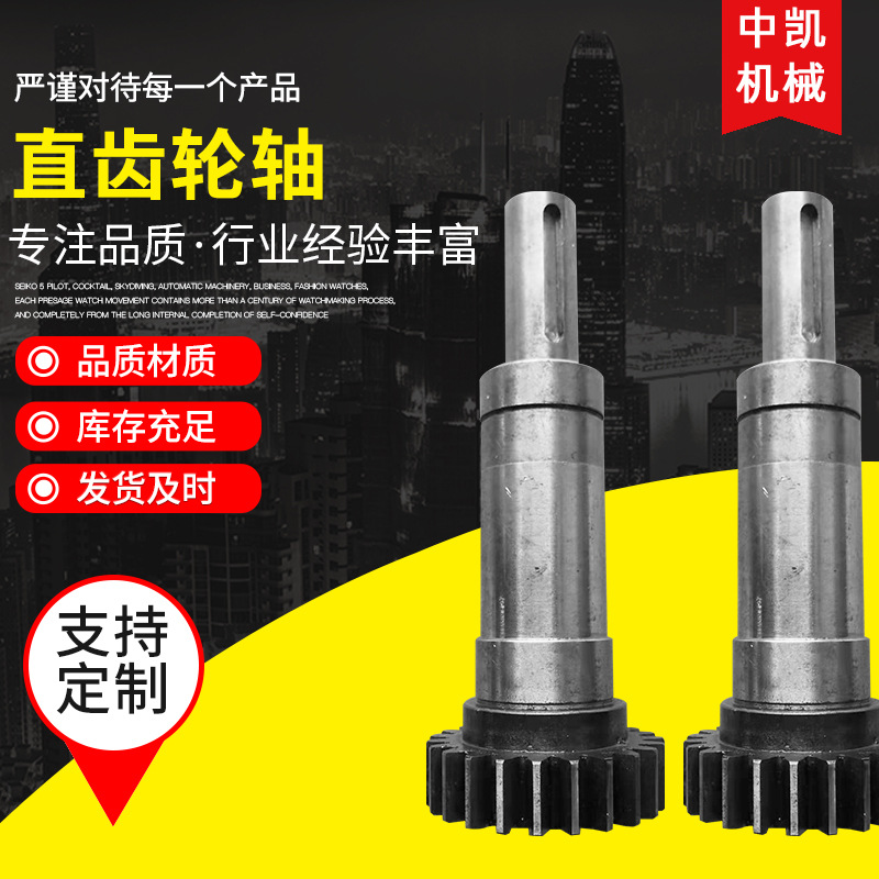 非标直齿轮轴 斜齿轮轴直齿轮轴非标硬齿面齿轮轴 精密轮传动轴