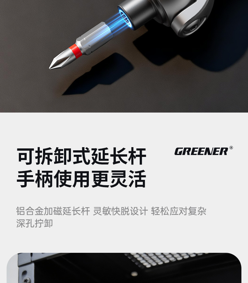 Lvlin Ratchet Screwdriver Combination Set, Multi-Function High Hardness Bi-Directional Bent Head Universal Tool Ratchet Wrench