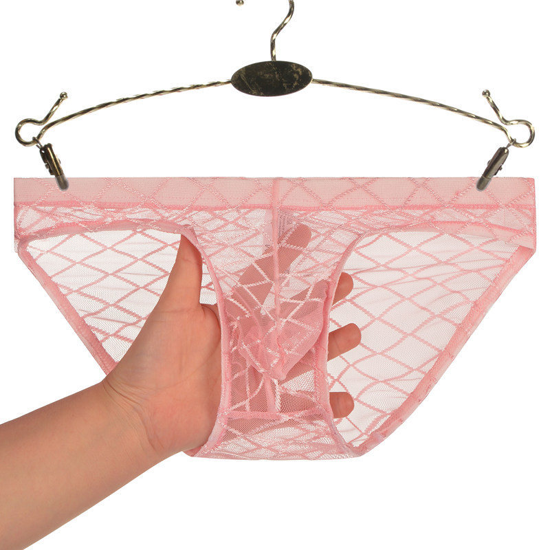 Junyou Men's Underwear Mesh Transparent Briefs Breathable Soft Pouch Comfortable Summer Thin Shorts for Young Men Junyou Men's Underwear Mesh Transparent Briefs Breathable Soft Pouch Comfortable Summer Thin Shorts for Young Men