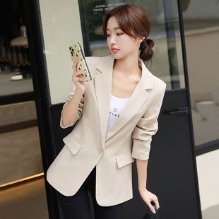 Women's Jacket Suit Jacket Women's Small Spring and Autumn 2024 New Slimming Casual Elegant Top Fried Street Suit