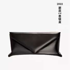 长款圆形太阳镜近视眼镜黑色精致高端PU盒子新款款gmgm眼镜盒