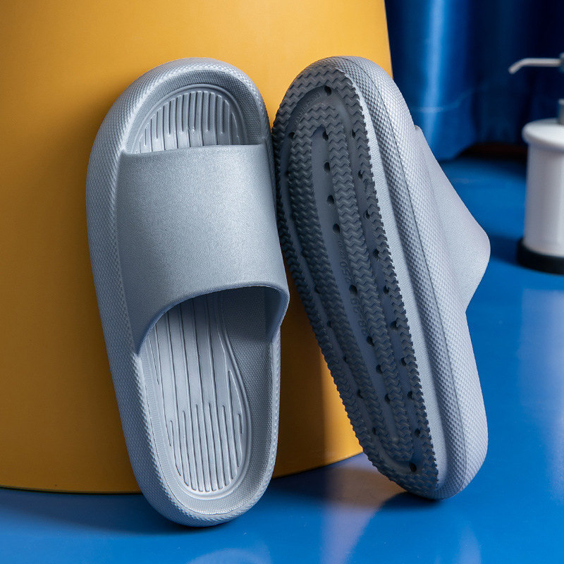 Dames zomer slippers voor buiten met een hoogwaardig gevoel alsof je op uitwerpselen stapt, nieuw model 2026, dikke antislip EVA-zool voor in bad_voghion.com