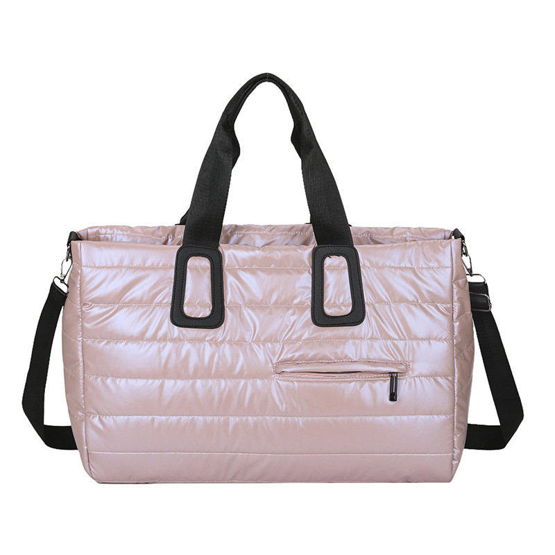 Otoño e invierno nuevo estilo de ropa de algodón de nicho bolso de mensajero de moda moderna para hombres y mujeres bolso de mensajero portátil de gran capacidad