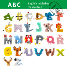 跨境热销Alphabet Lore字母传说字母公仔英语启蒙玩具毛绒益智玩
