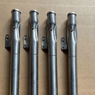 Stainless steel straight tube stove head wholesale fire row flame tube barbecue stove head oven accessories gas straight tube barbecue stove head