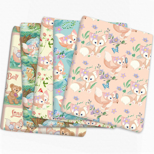 Linna Beier pattern summer polyester cotton fabric cloth clothes skirt children's clothing shirt pajamas handmade DIY50 * 145cm,1Yc24944