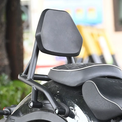 Motorcycle tail Rear Backrest, Adjustable Retro-Style