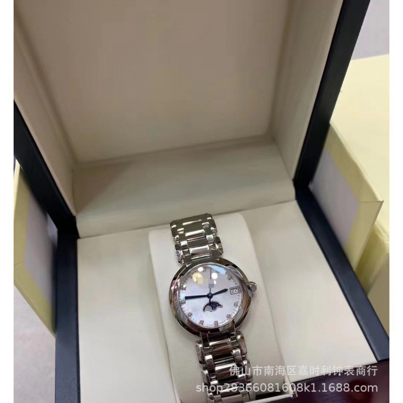 Micro-Business Dropshipping Langjia Xinyue Women's Watch Moon Phase Quartz Steel Strap Fashion Women's Watch Station West Manufacturer Recruitment Agent Batch