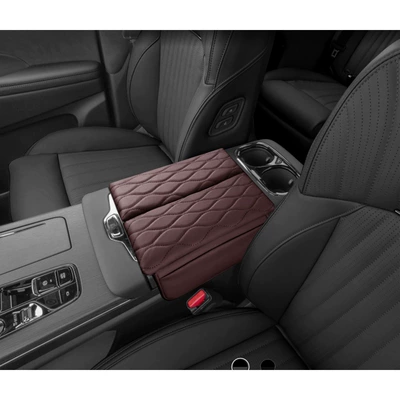 Armrest box pad Master Armrest Box Elevated Leather - brown