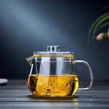 家用轻奢花茶壶单壶茶水分离耐热玻璃茶具泡茶壶功夫茶具套装