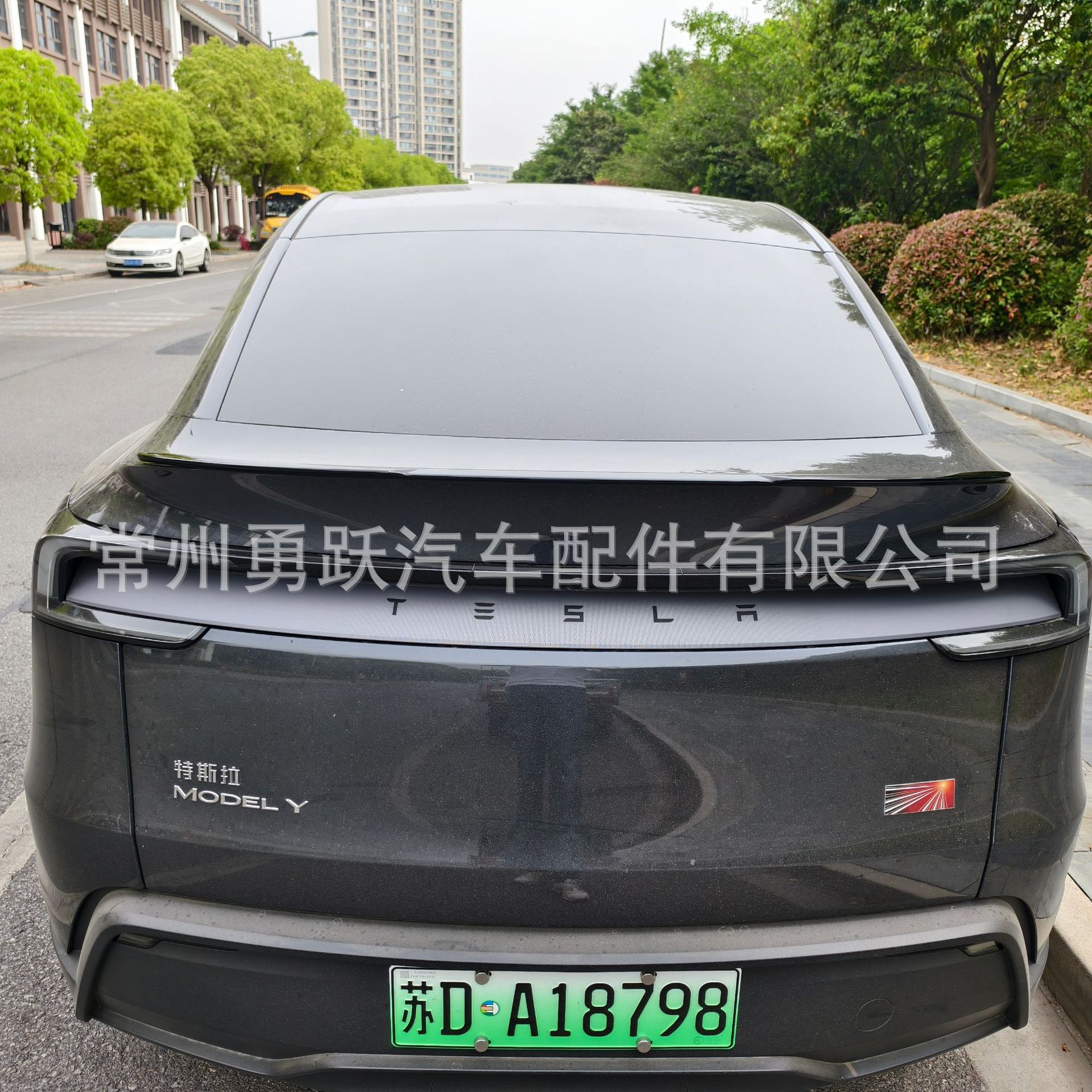 Suitable for Tesla 25Model Y New Blade Model M4 Rear Wing Model Y Blade Rear Wing Top Wing