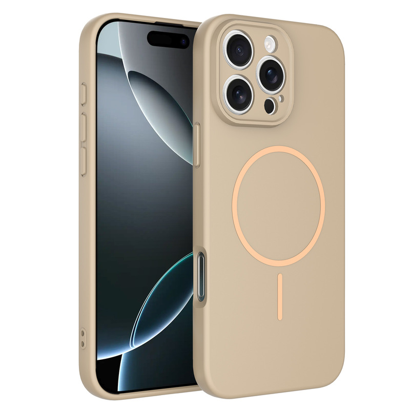 越境アマゾン17promaxスマホケース マグネット式 Apple 16公式同型 肌触りの良い精密穴あきフルカバー保護ケース|undefined