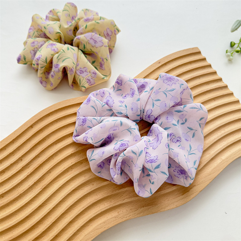 Sweet Flower Cloth Hair Tie 1 Piece display picture 2