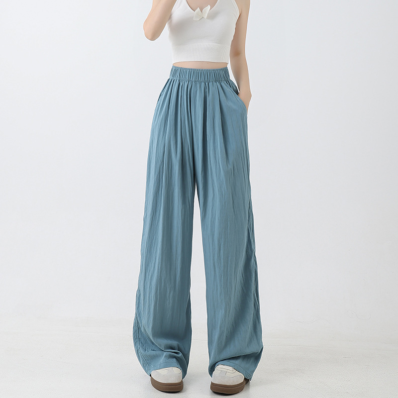 不縮正コード綿錦山本ズボンの女性春夏はだらだらしています。|undefined