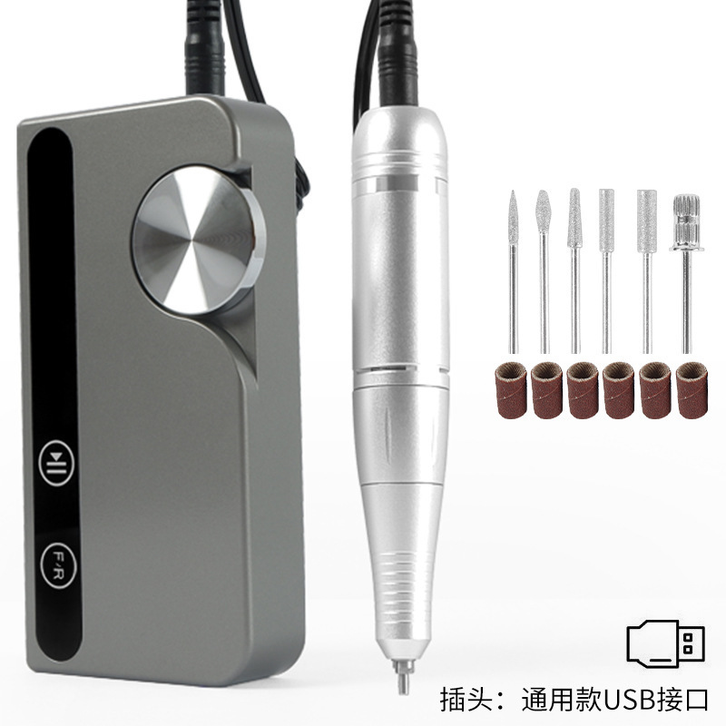 Esmalte de uñas V2 nuevo y transfronterizo, limpiadora profesional de almacenamiento de uñas a 45000 rpm, esmalte eléctrico portátil