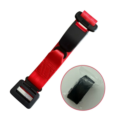 Car Safety Belt for Pregnant Women in Car seat belt - red-push-type-maternity-safety-belt-pe-bag