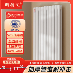 Steel Radiator 5025 Household Steel Two-Column Wall-Mounted Radiator Heating Unit for Centralized Heating
