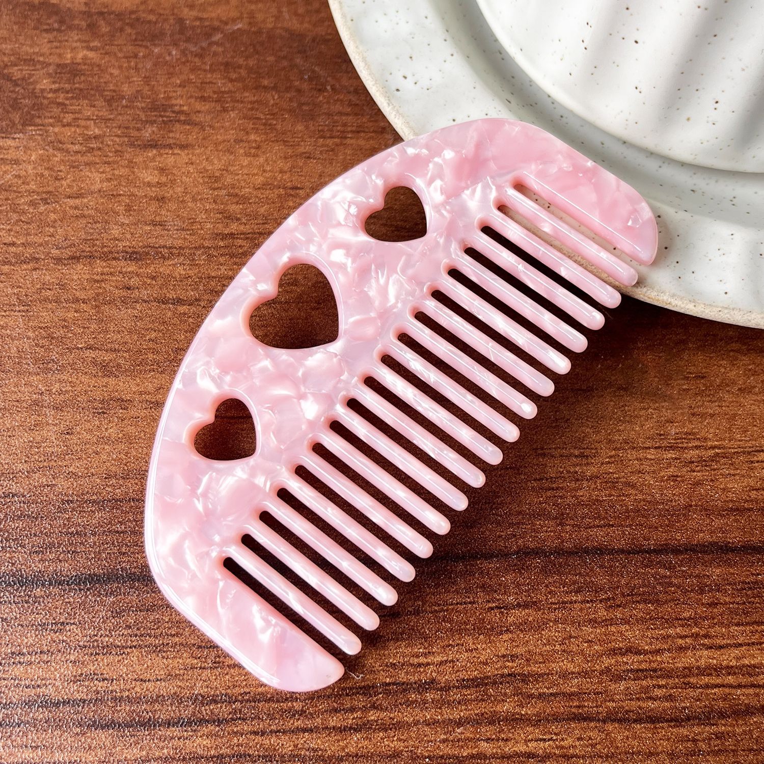 Sensación de alto nivel ~ acético placa portátil lavable pein de cabello antiestático pein de cabello retro