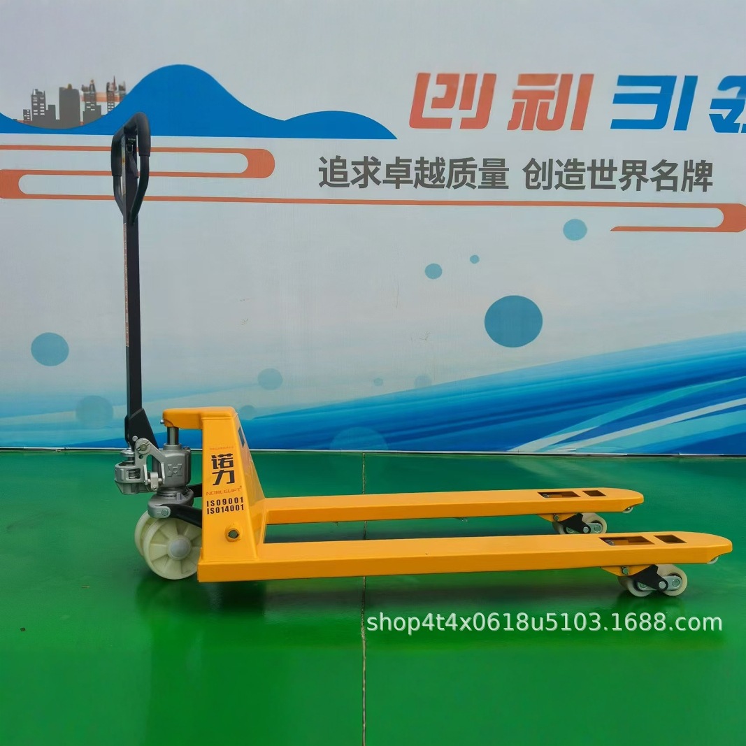 Camión de ganado hidráulico manual de Noli, palet de elevación, carretilla elevadora, carretilla elevadora, logística de almacenamiento, carga y descarga