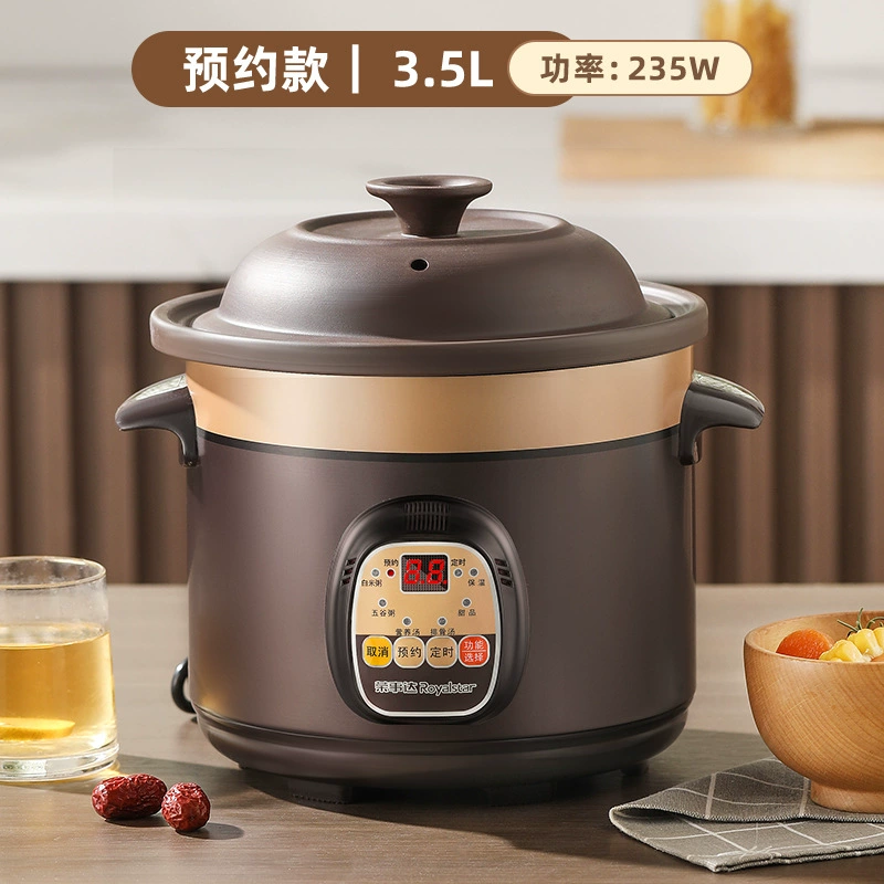 Electric stew pot (Royalstar), ceramic inner pot, multi‑function, 1.5–6 L, smart reservation