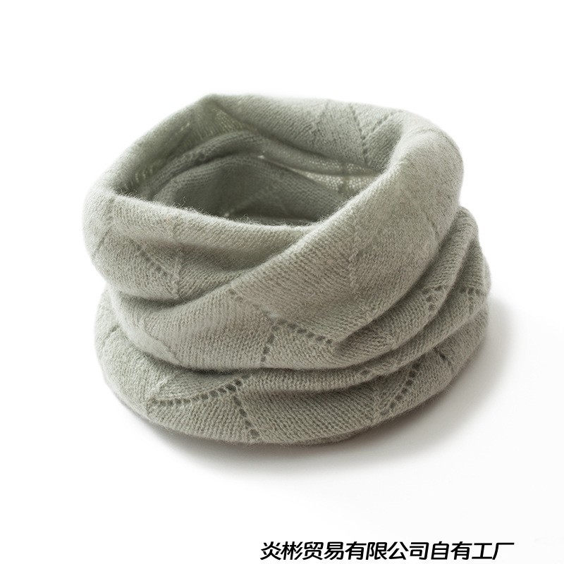 Cross-border autumn and winter cashmere neck warmer, goat cashmere pullover scarf, single-knit neck protector, faux collar