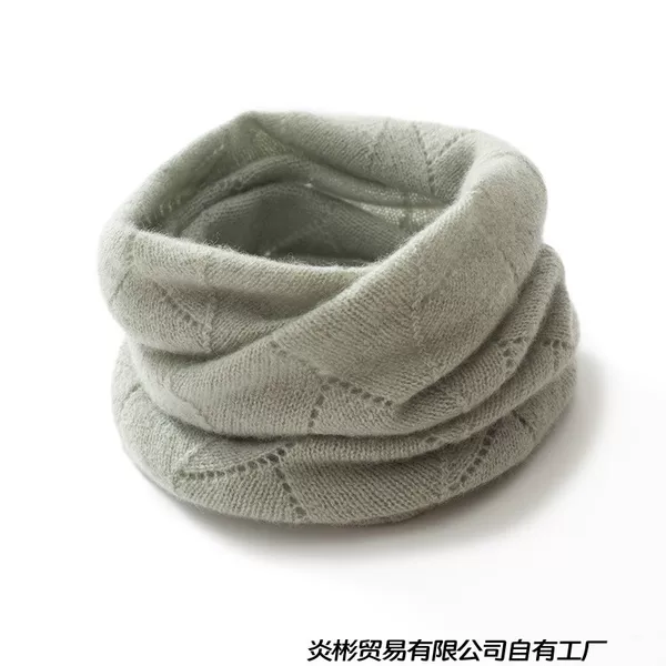 Cross-border autumn and winter cashmere neck warmer, goat cashmere pullover scarf, single-knit neck protector, faux collar