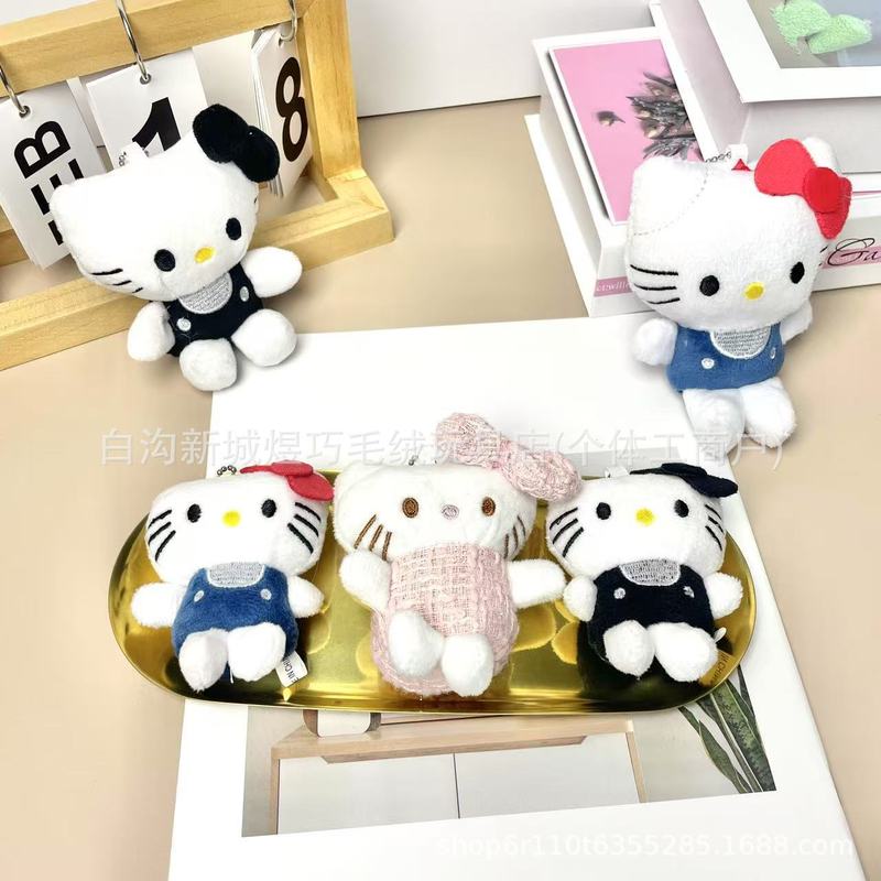 ハローキティ小さなペンダント KT 猫人形人形キーホルダーバッグぬいぐるみペンダントバッグペンダント|undefined