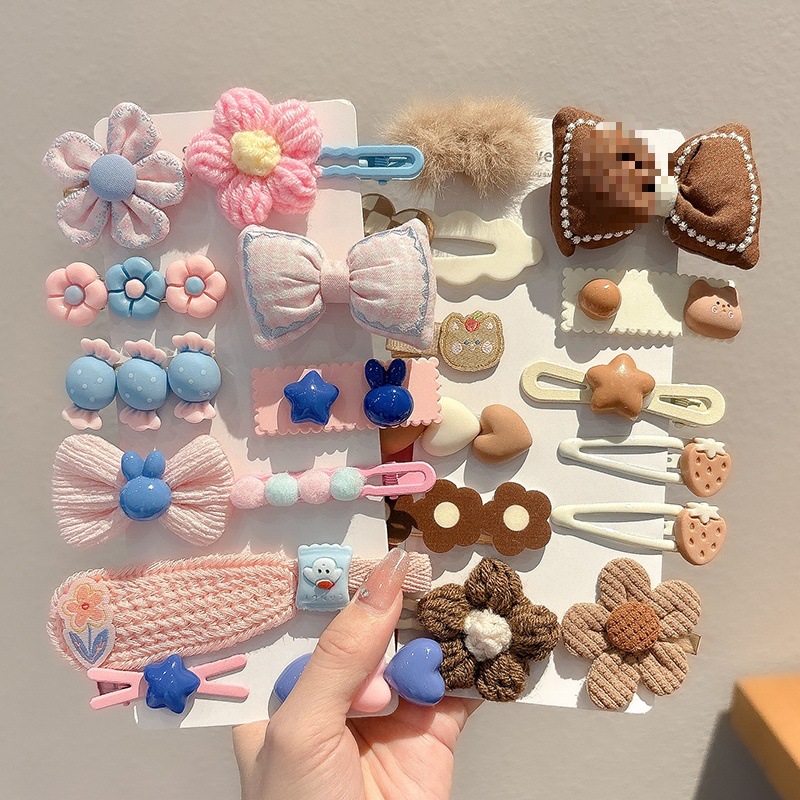 Peel de peluche para niños BB clip clip de peluche clip lateral para niñas lindas niñas toque de pelo para bebés