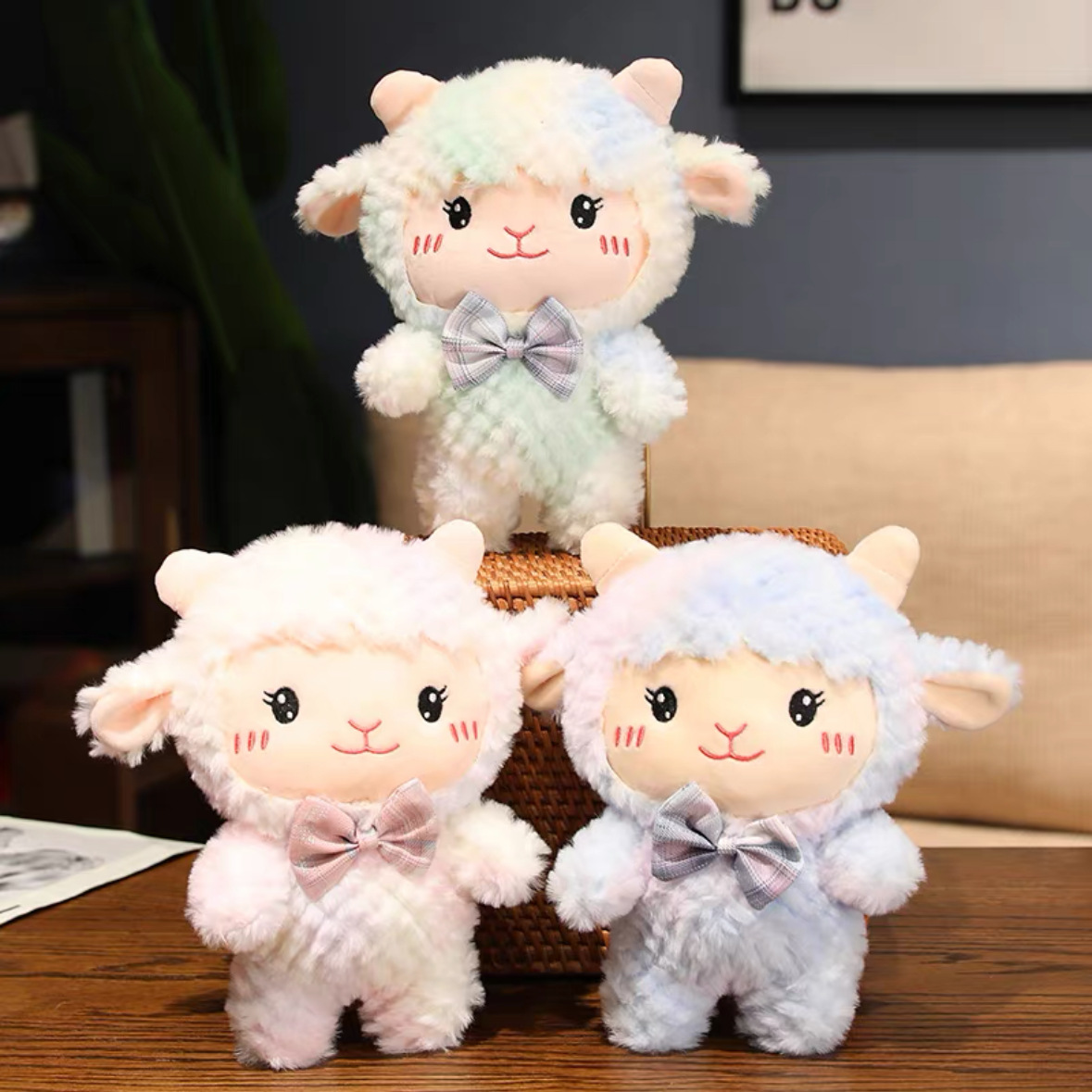 Muñeca peluche 8" máquina garras, regalo lanzamiento boda