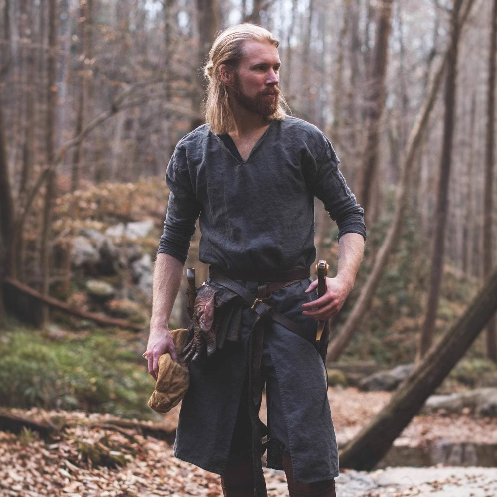 AliExpress eBay suministro camiseta europea y americana calle BK00034 medieval europea Viking retro Knight top