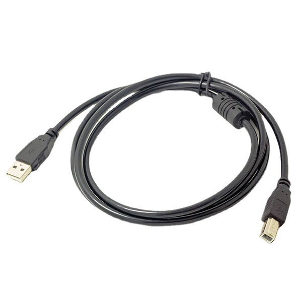 1.5m USB cable USB printing cable USB2.0 computer data cable black…