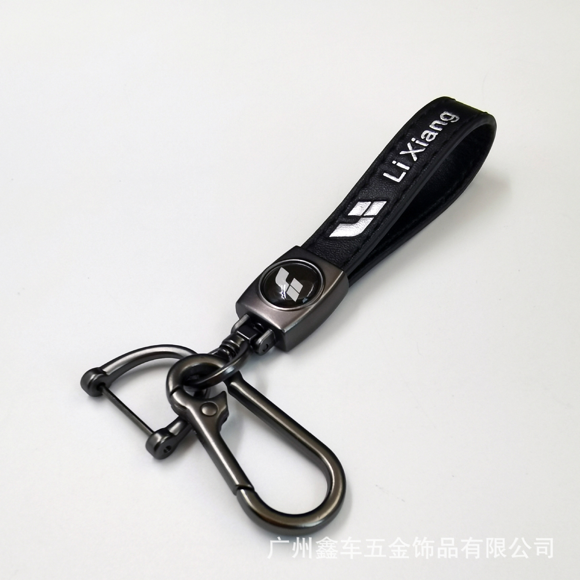 Keychain de piel de cordero transfronteriza logotipo de automóvil llavero de negocios hombre llavero colgante fábrica al por mayor