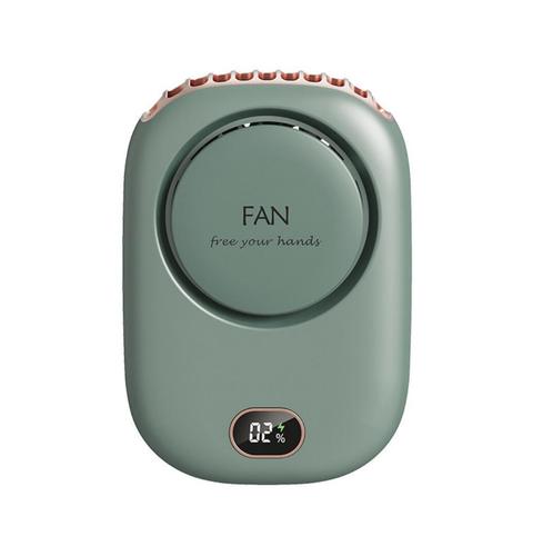 New Mini Digital Wall Fan Outdoor Portable Handheld Creative USB Charging Small Fan Can Stand on Desk