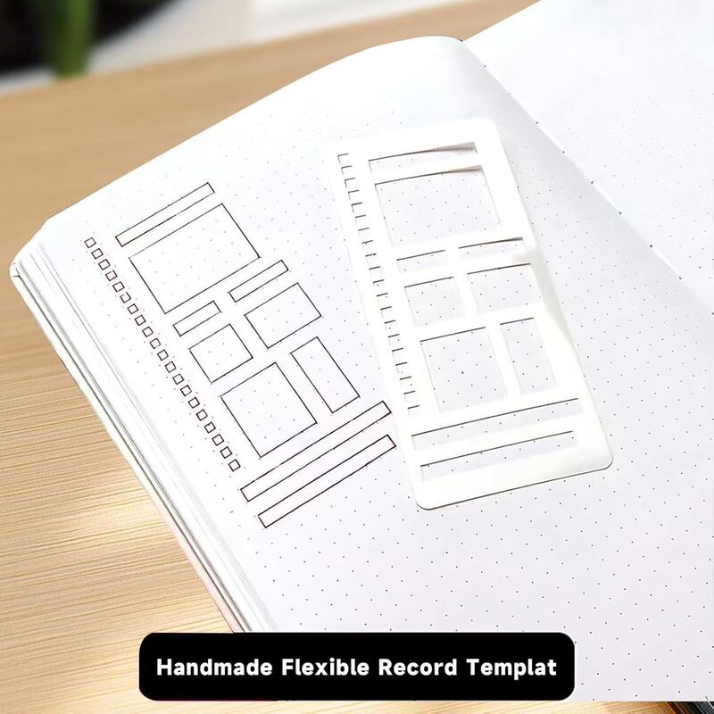 跨境亚马逊Handmade Flexible Record Template 灵活记录模板尺子|undefined