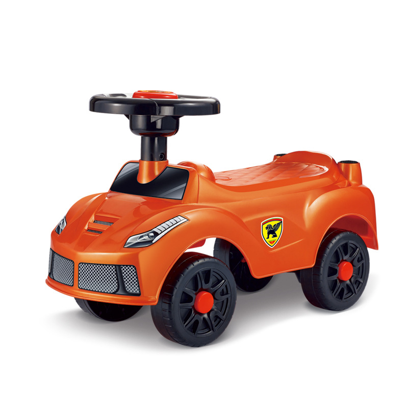 음악없이 등받이가없는 오렌지 3392