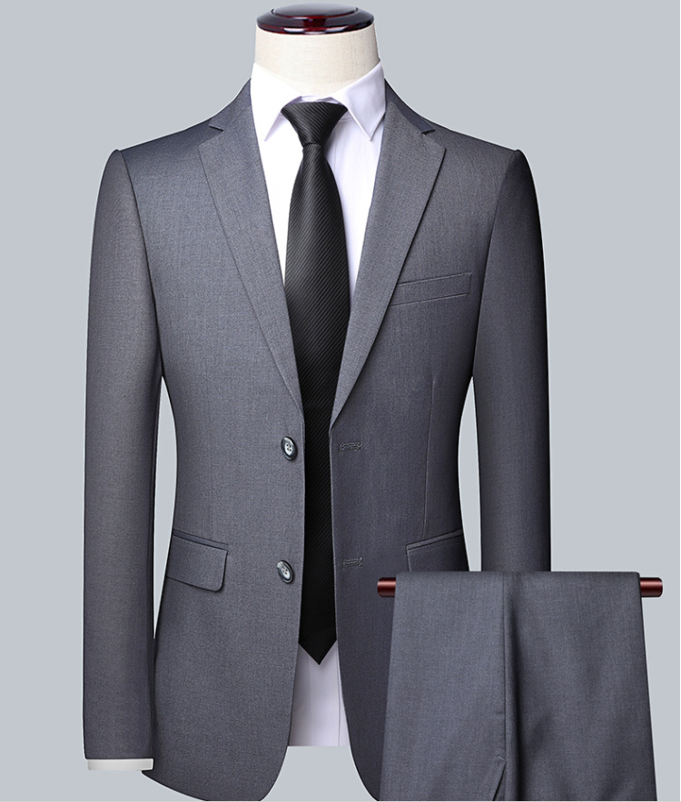 2021 new men's suit business formal deco...