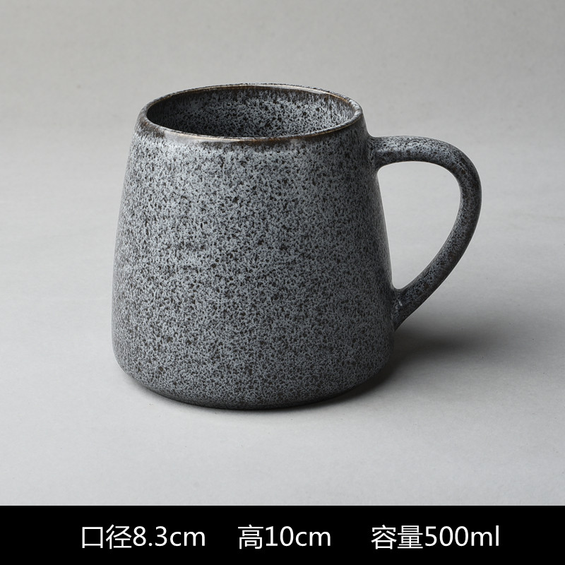 Taza de cerámica retro creativa de moda de estilo japonés taza de café simple taza de agua doméstica