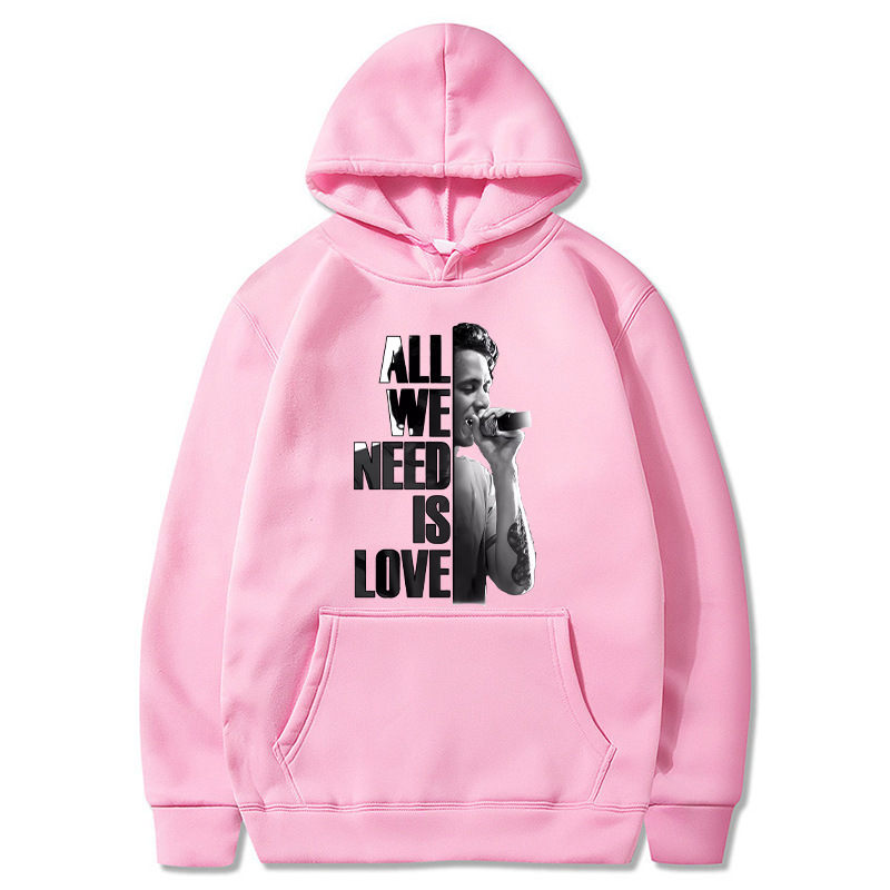 Canserbero Hoodies Men Fashion All We Need Is Love Printed S